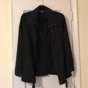 Rubbish black utility jacket
